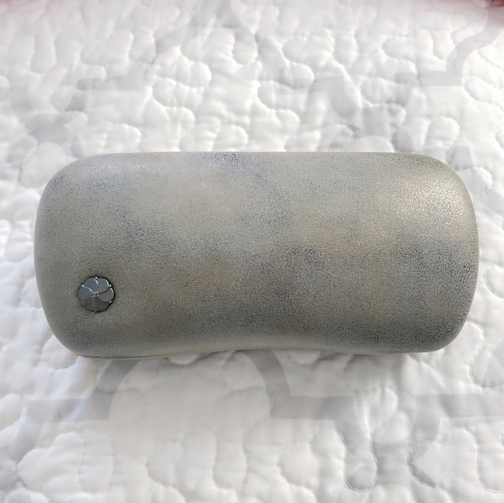 CHANEL Silver Sunglasses Case